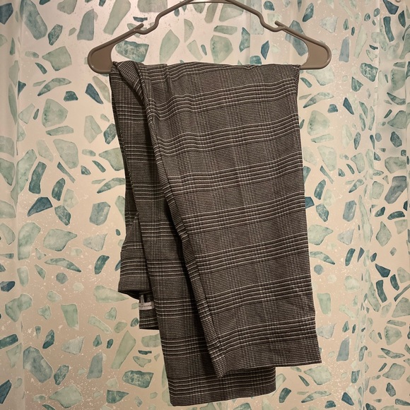 Lane Bryant Pants - 3️⃣for40 New Striped Business Casual Trousers Pants Plus 2X Gray Black Shimmer